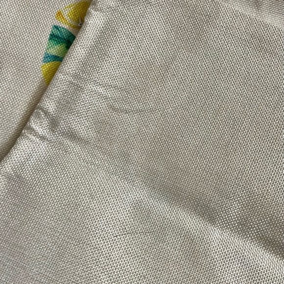 Summer Outdoor Home Decor Throw Yellow Lemon Zipper Pillow Covers Set of 6 - Picture 5 of 8